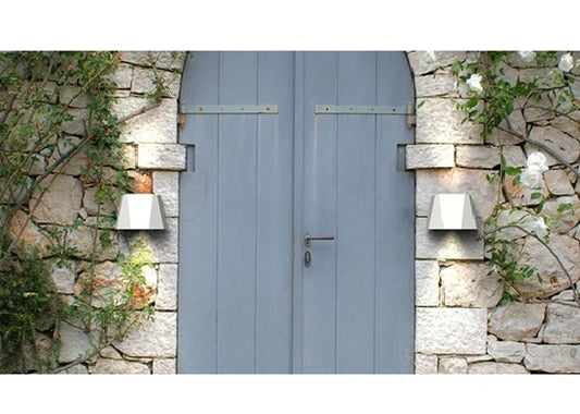 GARDD A3 Wall Facet Wit Wandlamp Aluminium