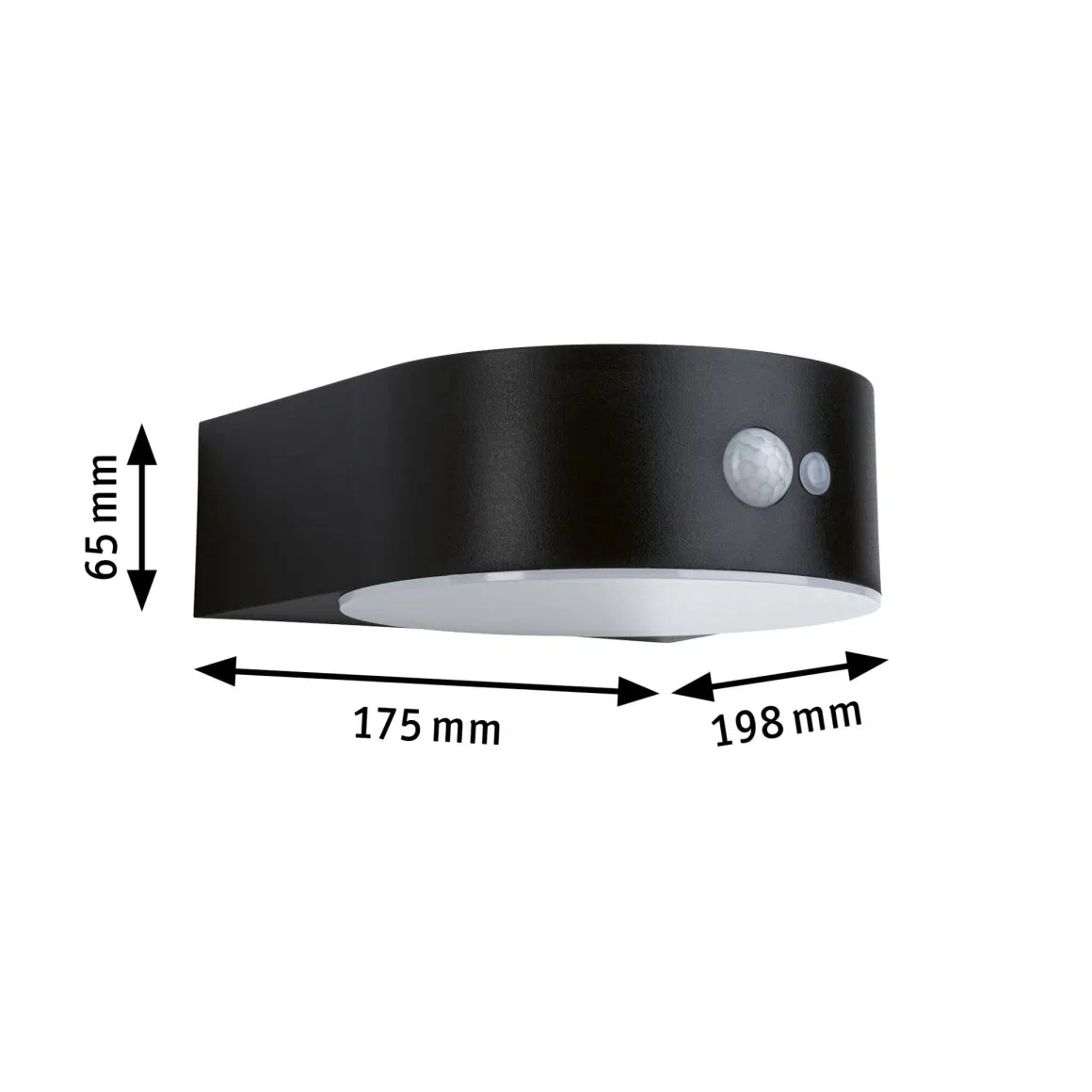 Insectvriendelijke Solar Gevellamp Eileen + sensor