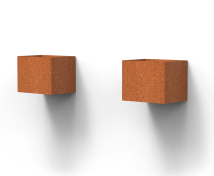 GARDD C3W 150 Cortenstaal Wandverlichting dubbel