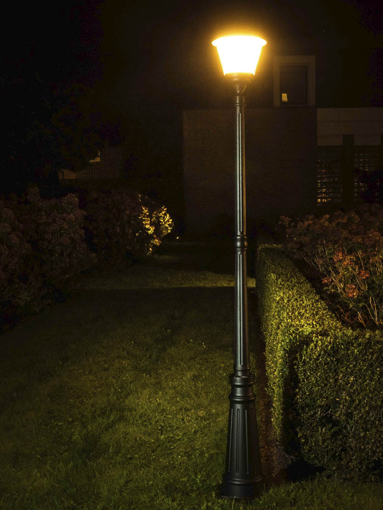 Sfeerfoto Iplux Oslo Lantaarn op Zonne energie