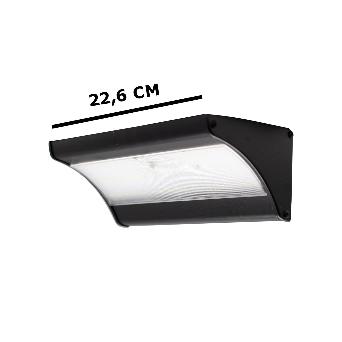 Iplux® Solar LED Wandlamp SafeSense Pro 900lm