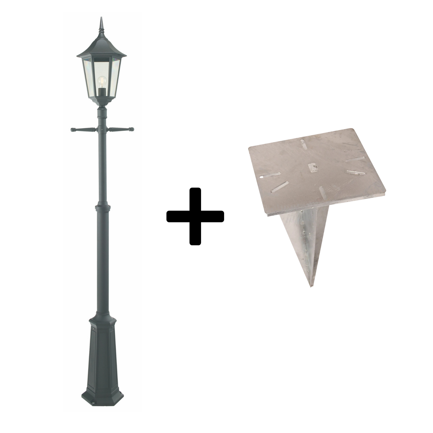 Tessaro Enkele Tuin Lantaarn met spies