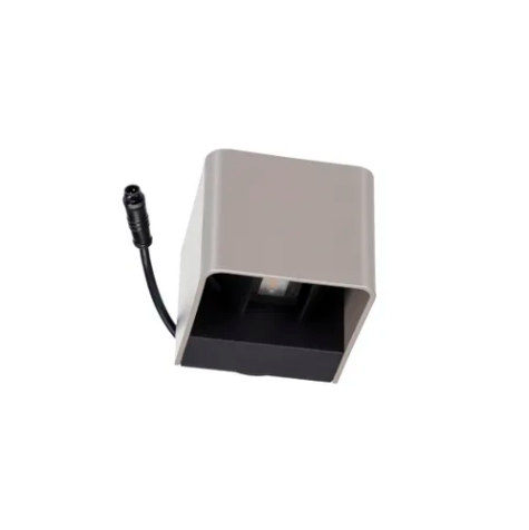 Suslight 24 volt tuinverlichting Sus Square Champagne wandlamp