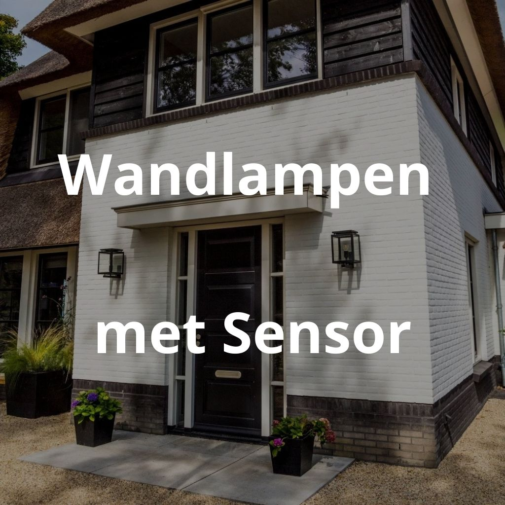 Buitenlampen met sensor