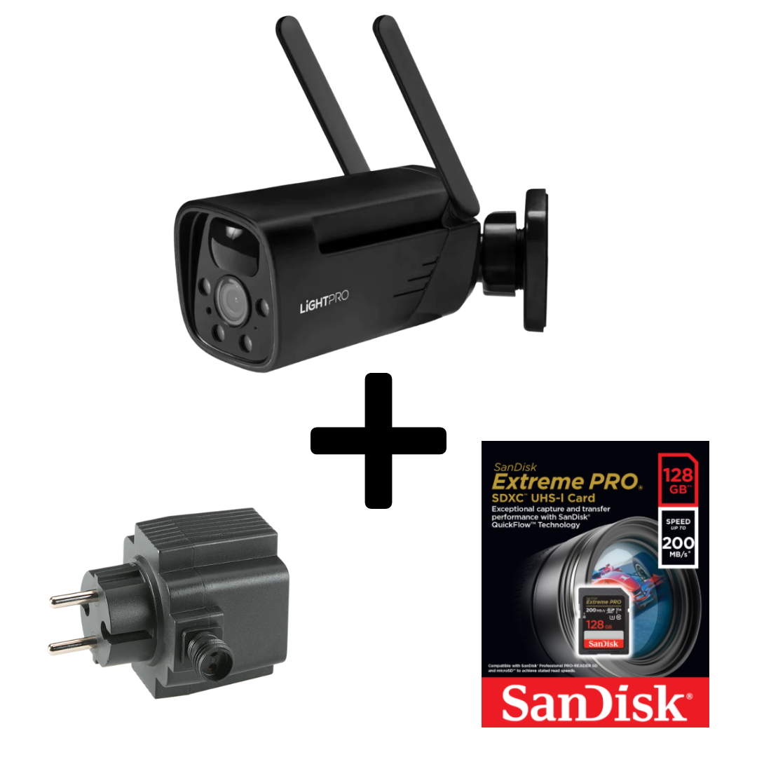 Lightpro Camera Smart Wi-Fi Bundel