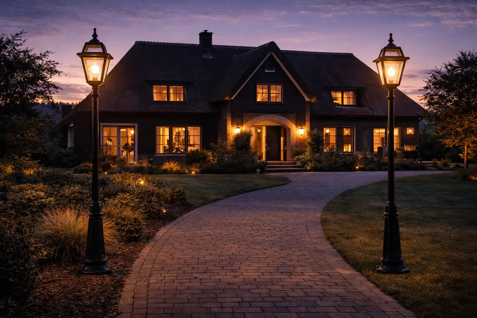 Tuinlantaarn Perla enkele kap