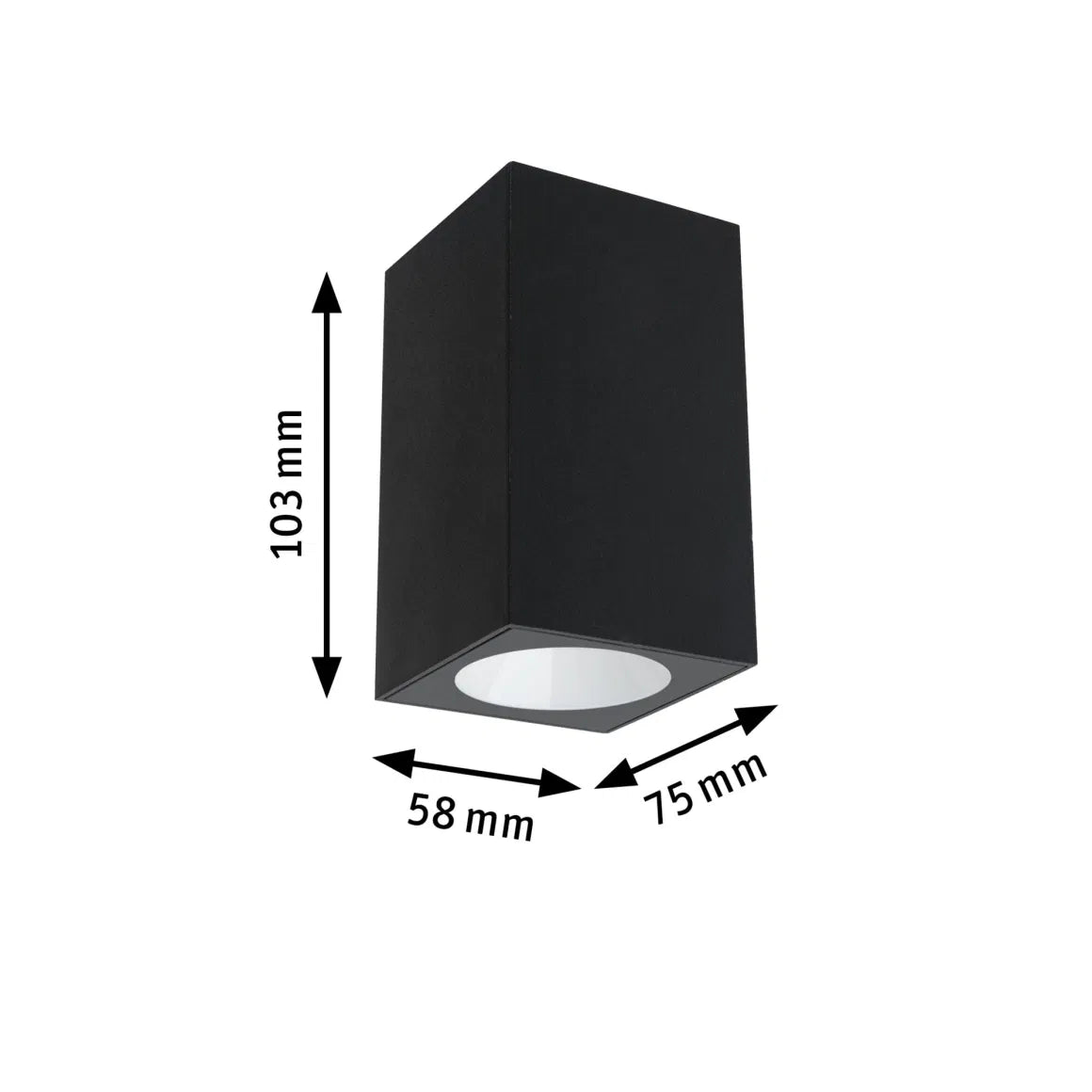 Insectvriendelijke Gevelamp lamp Flame zwart