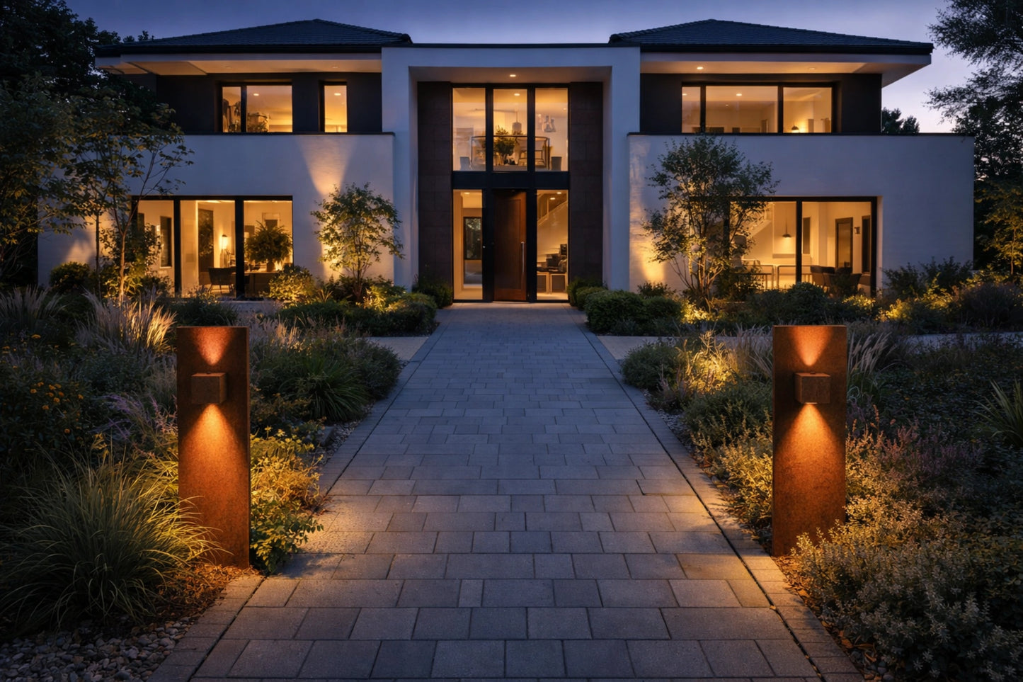 GARDD C4S 800 Staande Cortenstaal buitenlamp incl. connector