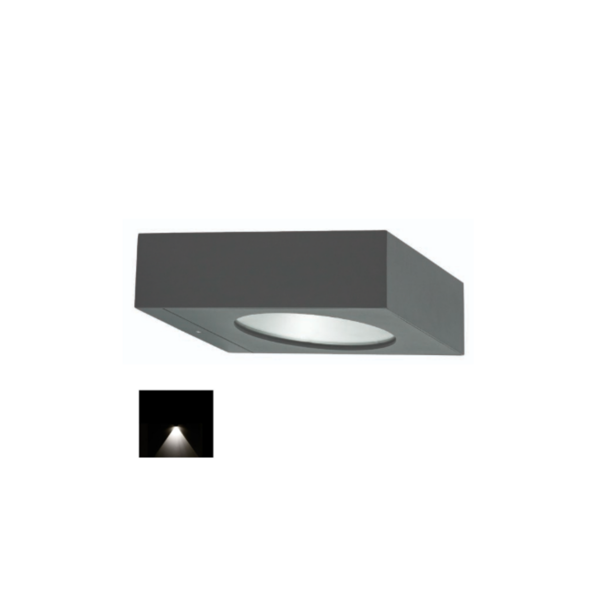 Wandlamp Asker Downlight