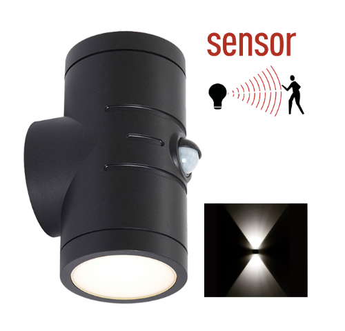 Gevellamp Up/Down met beweging sensor