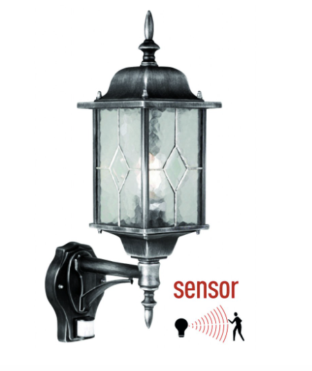 Gevellamp Wexford Lantaarn met beweging sensor