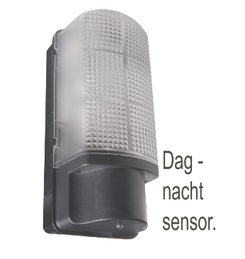 Gevellamp met dag/nacht sensor