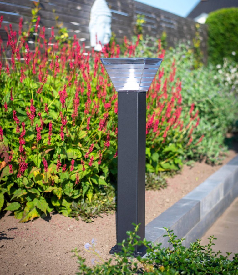 Iplux® Solar Lamp Staand Berlin 80cm (Tijdelijk uitverkocht)