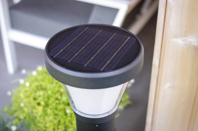 Staande Lamp Oslo Iplux Solar Tuinverlichting Close up