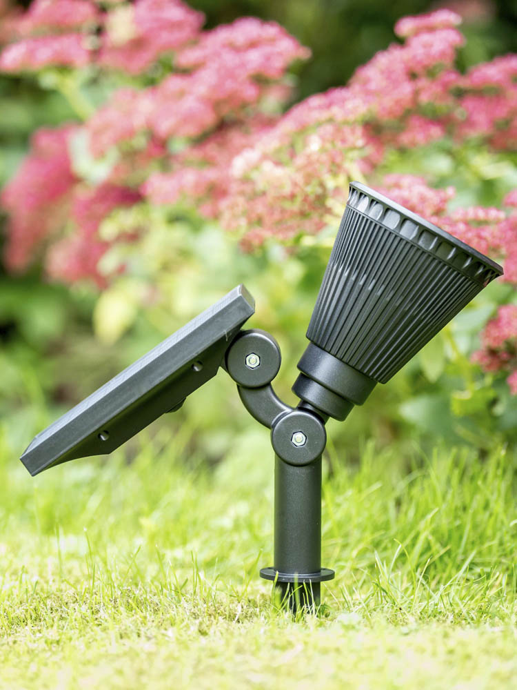 Iplux Solar Tuinspot zijkant