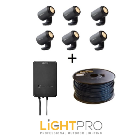 LightPro 12 volt tuinverlichting Pro set complete set