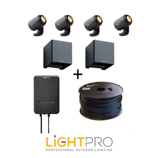LightPro 12 volt tuinverlichting Premium set 2 complete set
