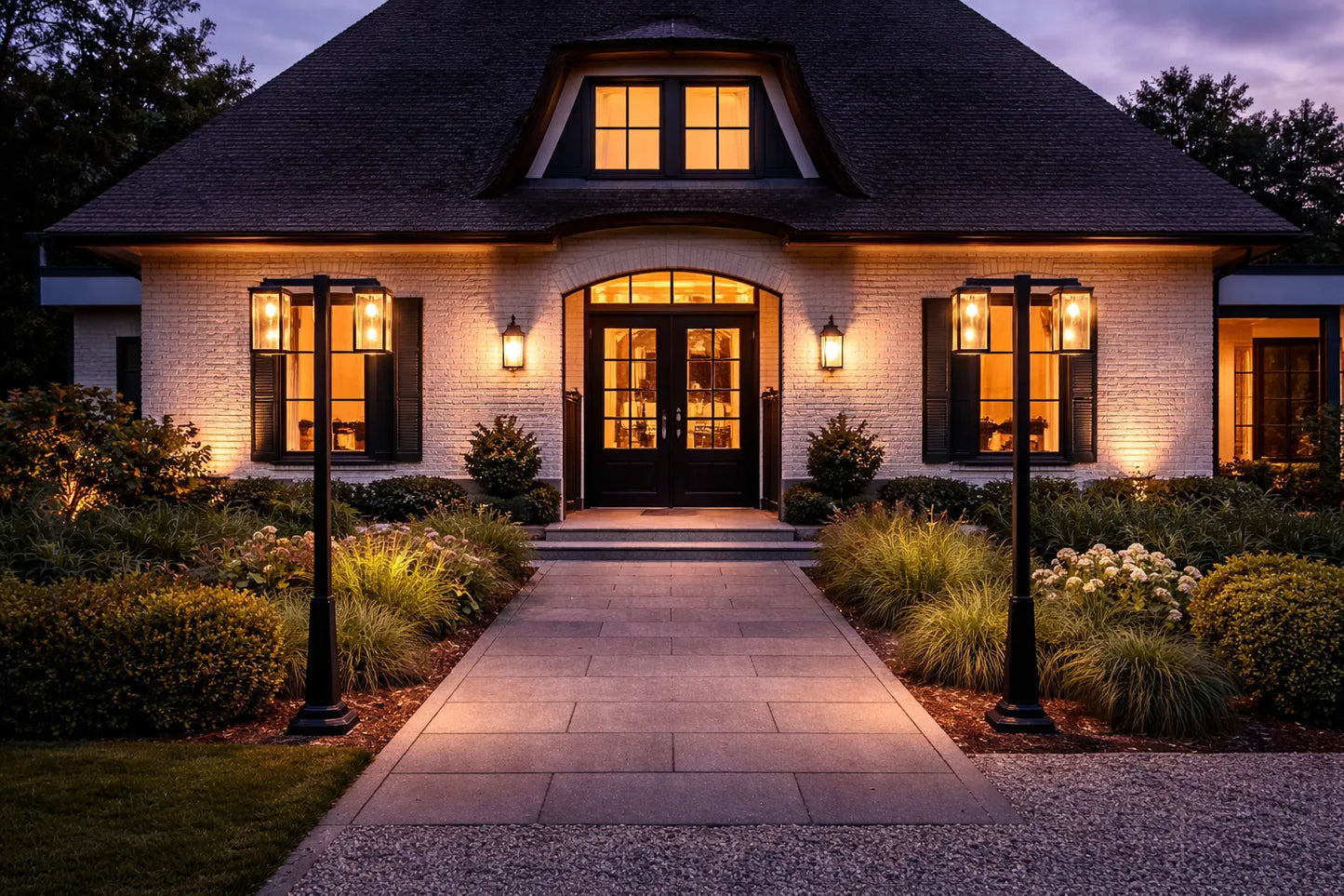 moderne dubbele lantaarn Lofoten 2