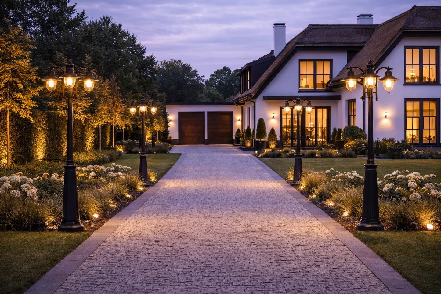 Romano Lantaarn  langs oprit