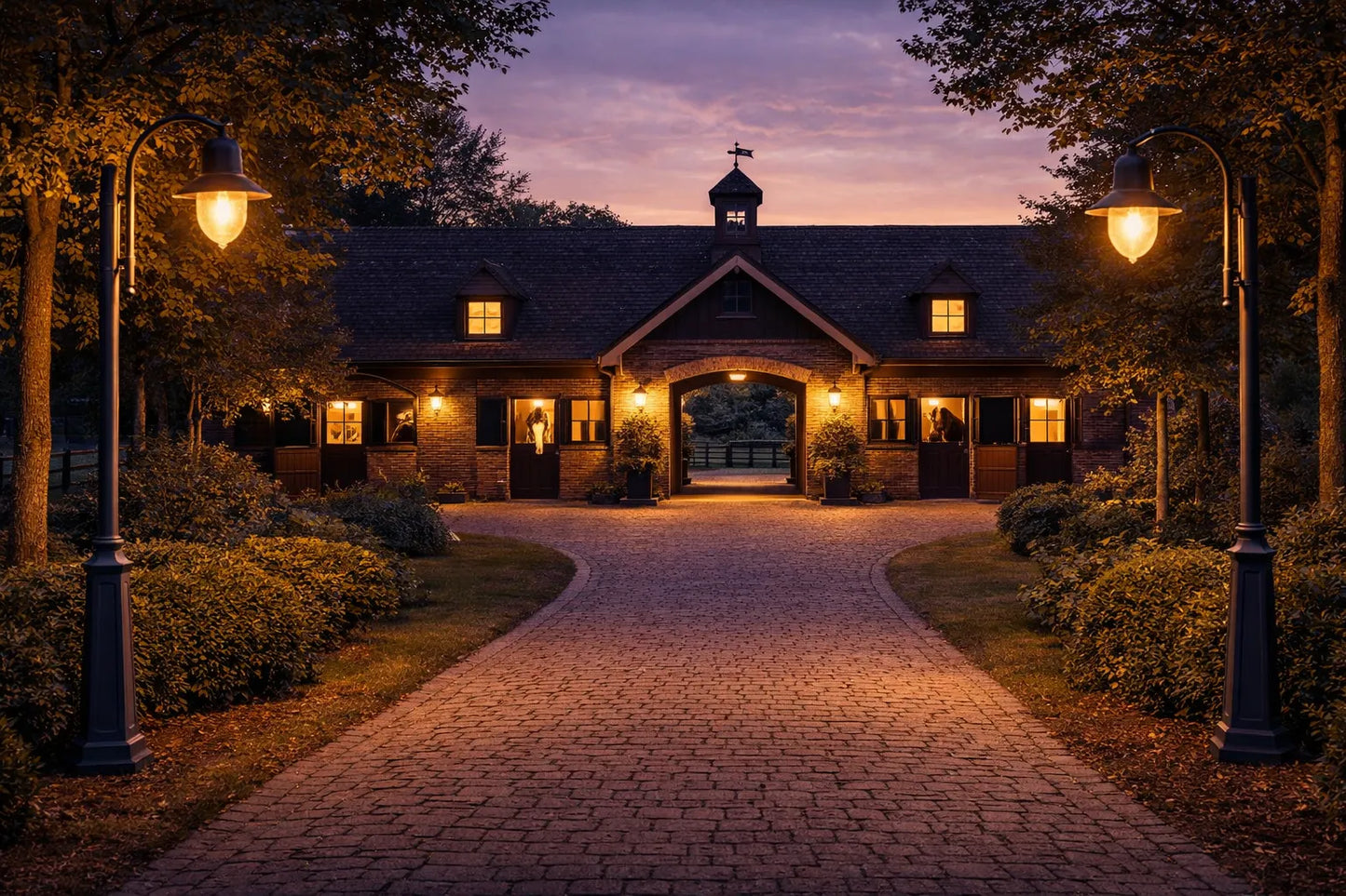 sfeervolle lantaarn Romanzo voor paardenstal