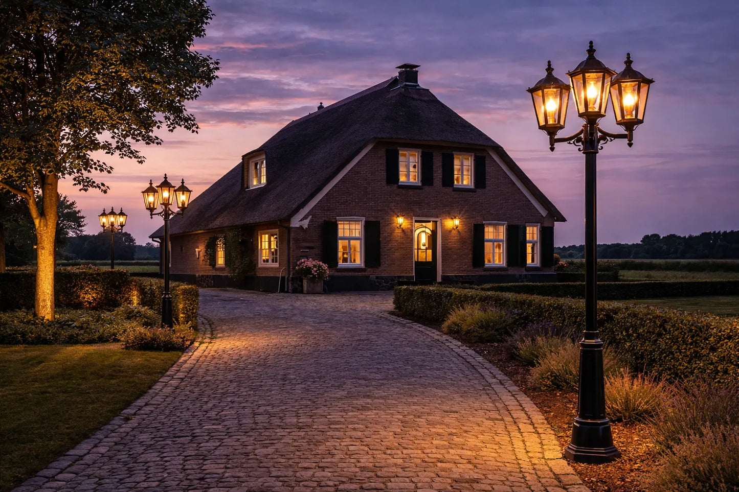 Traditionele Lantaarn Cartella 2 langs oprit