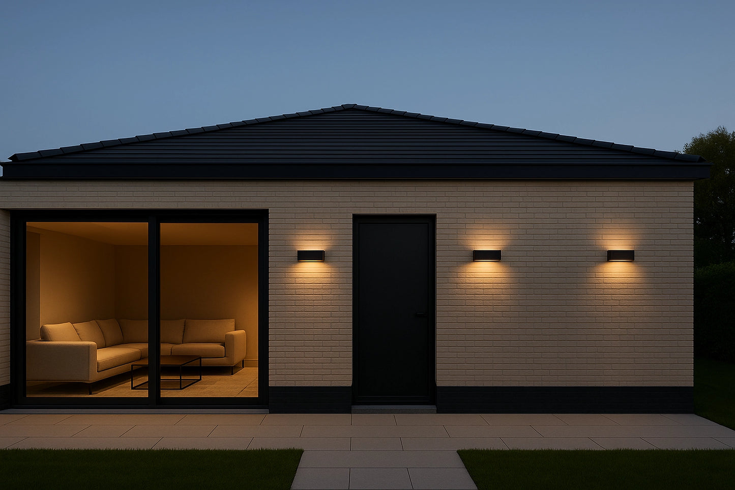 Gevellamp Devo updown sfeer
