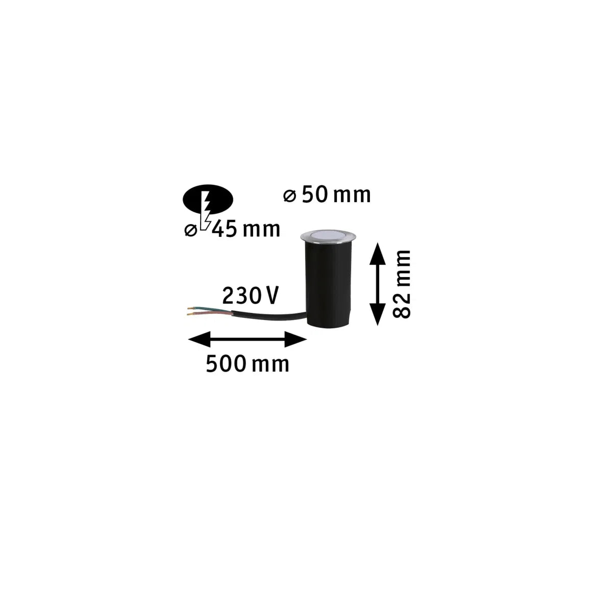 Insectvriendelijke Inbouwlamp 230 volt