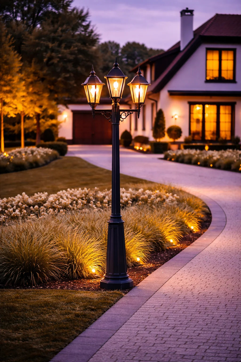 Klassieke lantaarn tessaro 3 kappen