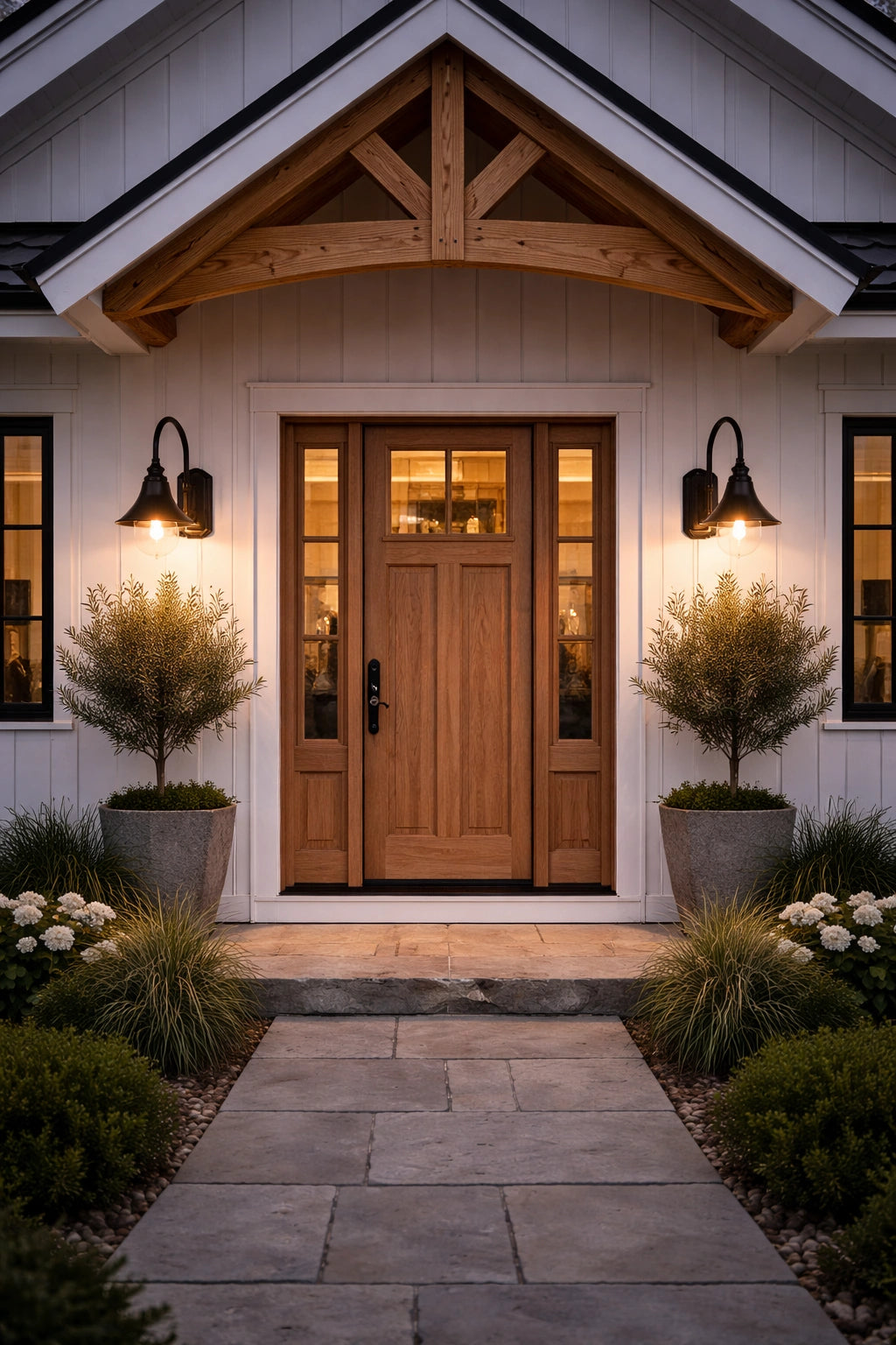 Gevellamp Calice 2 zwart