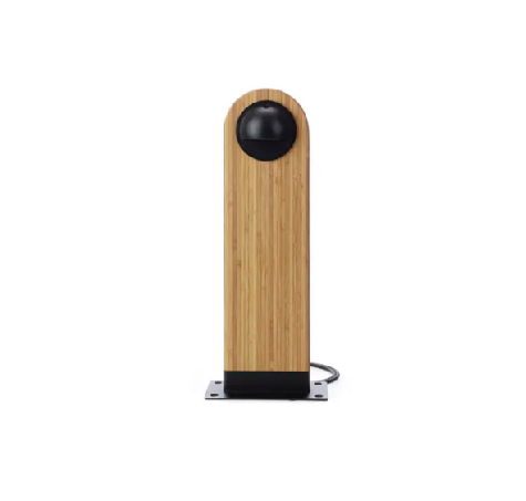 Suslight 24 volt tuinverlichting Sus Small One Bamboo RVS Staande Lamp Black